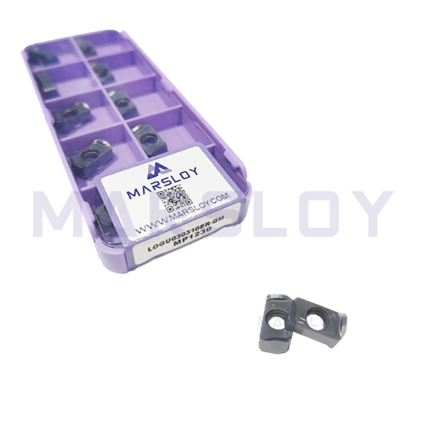 Indexable insert for milling LOGU030310ER-GM for high feed rate indexable face mills - Image 2